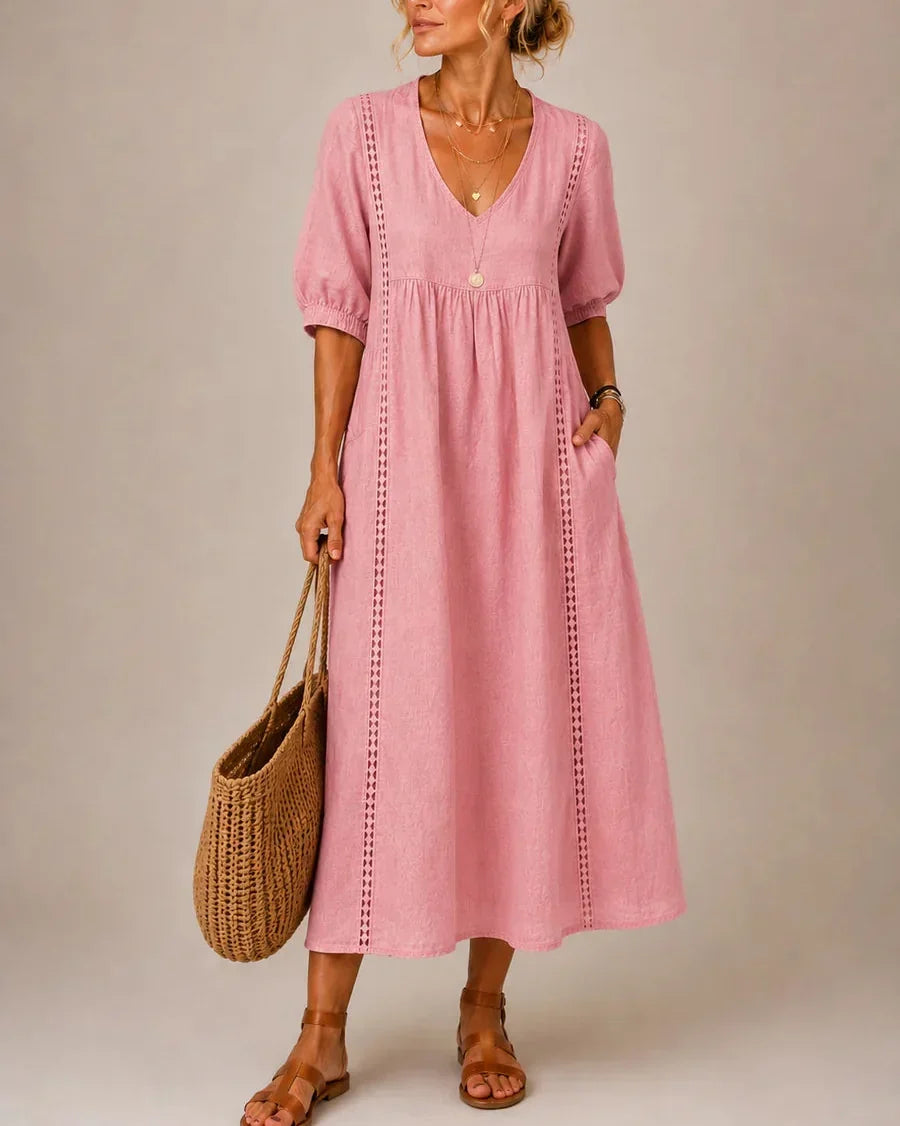 Sefi | Vestido midi de verano Verde