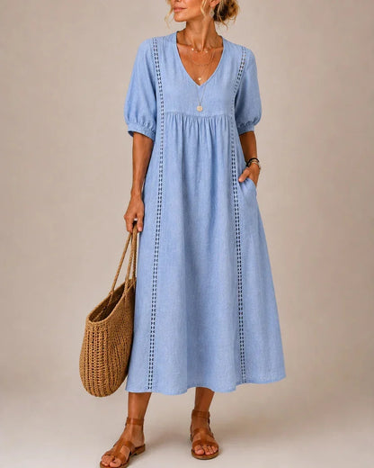 Sefi | Vestido midi de verano Verde