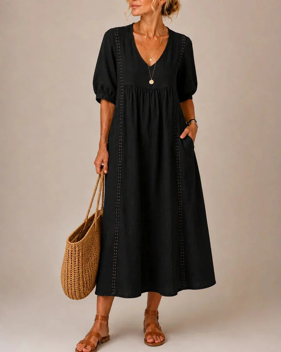Sefi | Vestido midi de verano Verde