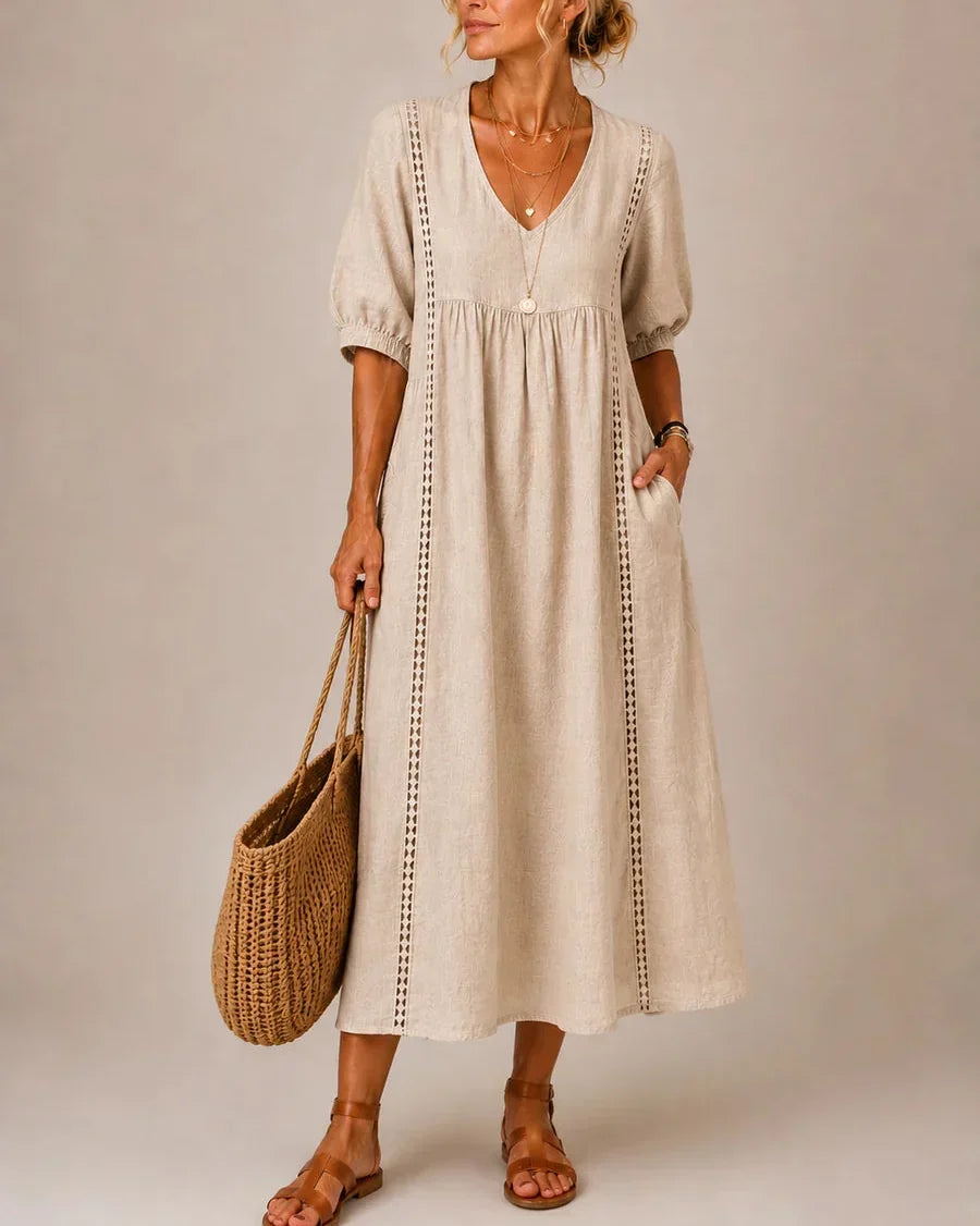 Sefi | Vestido midi de verano Verde