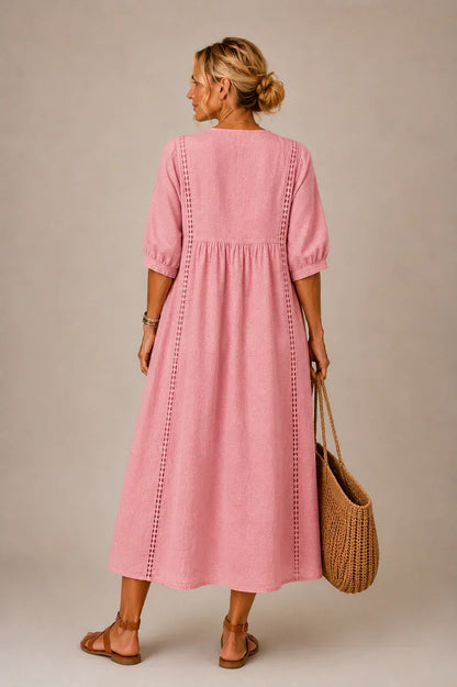 Sefi | Vestido midi de verano Verde